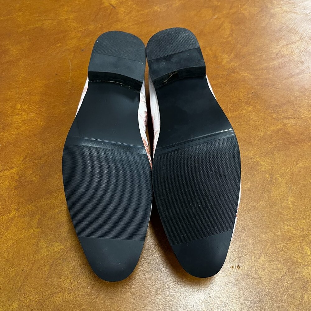 Santimon Men's US 7‎ - 12.5 Pink Casual Embroidery Smoking Loafers Dress Shoes - Picture 6 of 12